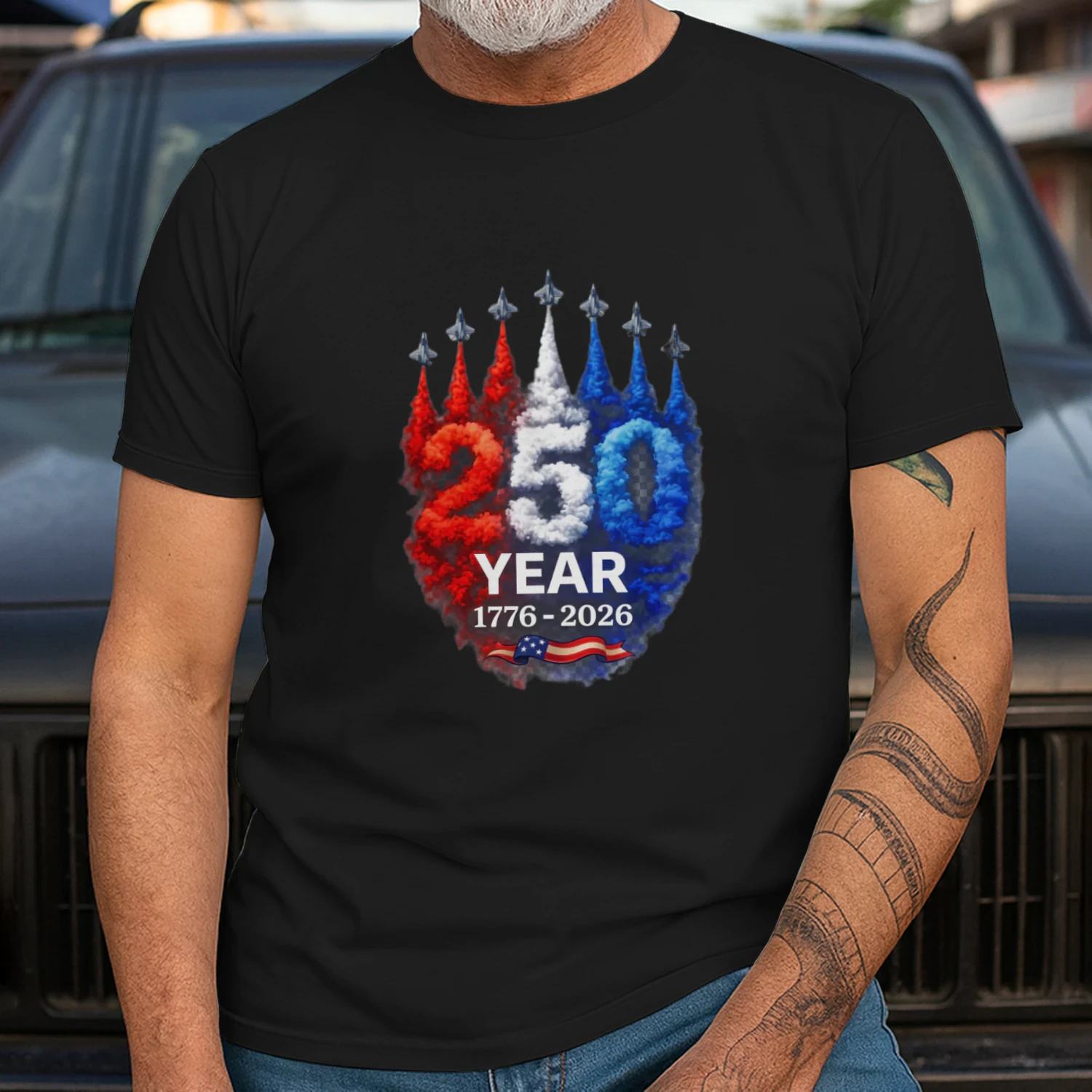 250th Anniversary USA Patriotic 250 Years American 4th July 