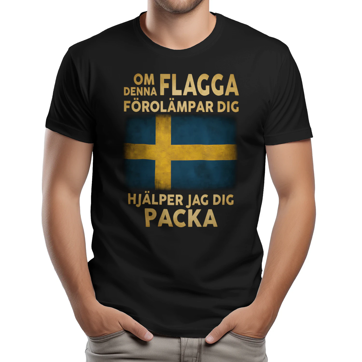 OM DENNA FLAGGA FÖROLÄMPAR DIG HJÄLPER JAG DIG PACKA