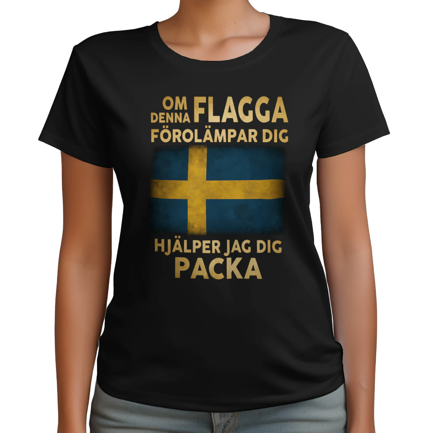 OM DENNA FLAGGA FÖROLÄMPAR DIG HJÄLPER JAG DIG PACKA