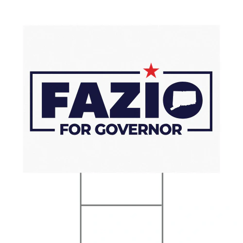 Ryan Fazio for Governor Yard Sign