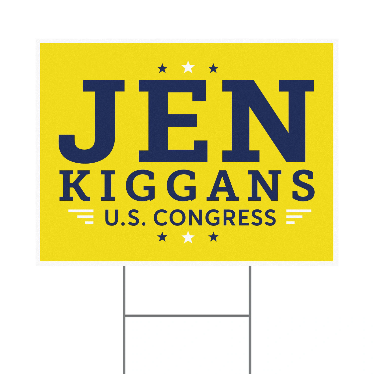 Kiggans for Congress U.S. Congress Yard Sign - The 2026 Virginia Race Heats Up
