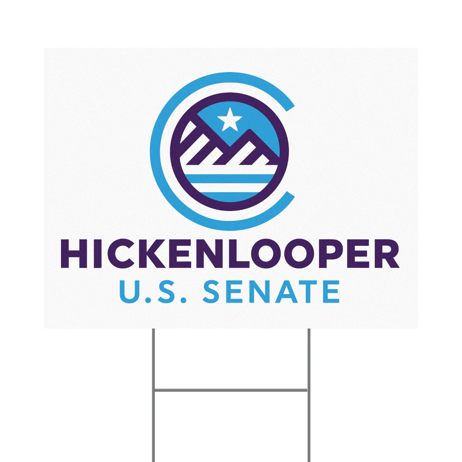 John Hickenlooper for Senate Yard Sign