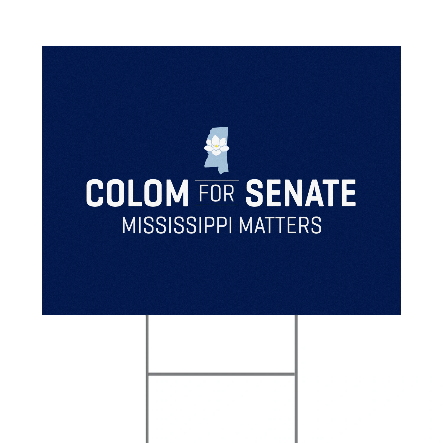 Scott Colom For US Senate Yard Sign - Mississippi Democrat Scott Colom Builds 2026 Campaign Against Cindy Hyde-Smith