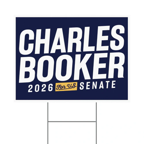 Charles Booker for US Senate Yard Sign