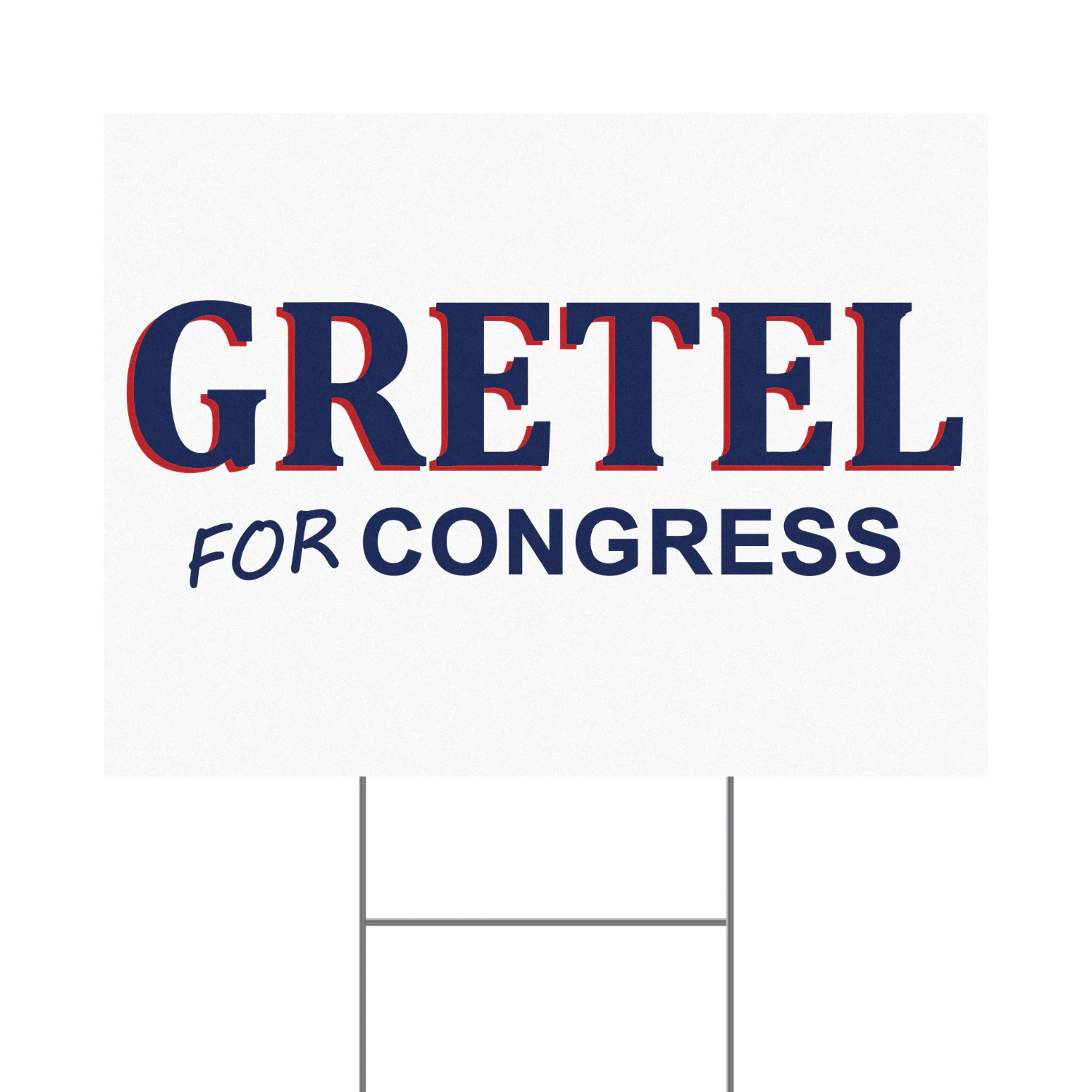 Gretel for Congress Yard Sign - The 2026 Texas Campaign Story Behind the Design