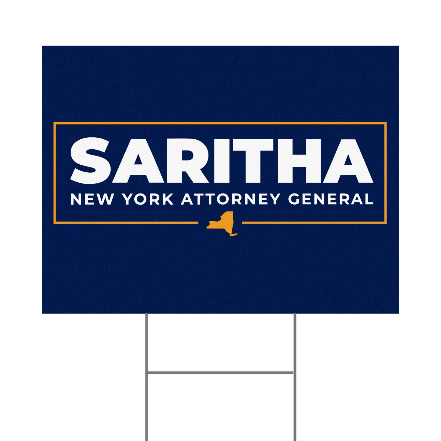 Saritha Komatireddy For New York Attorney General Yard Sign - Trump Endorsement Boosts 2026 New York AG Campaign