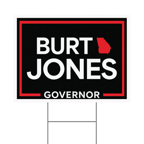 Burt Jones for Governor Yard Signs