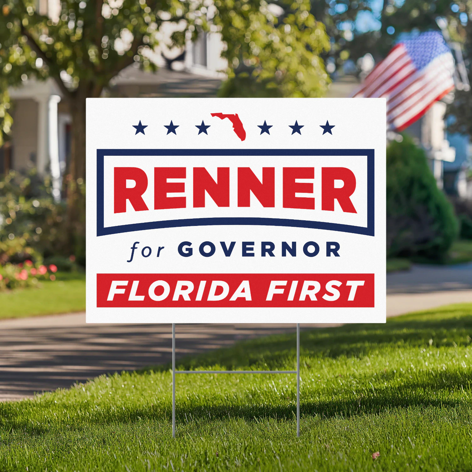 Paul Renner for Governor Yard Sign