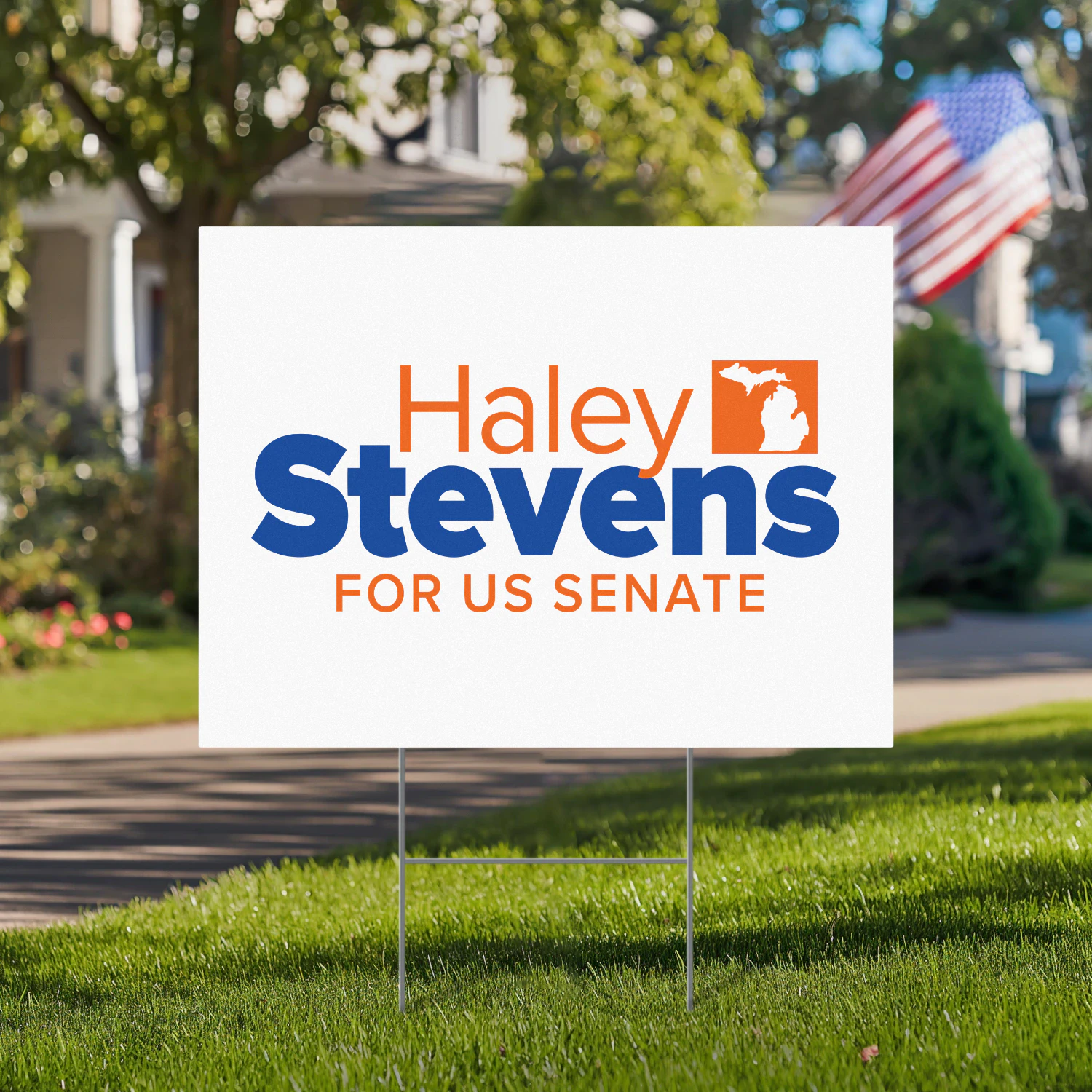 Haley Stevens For US Senate Yard Sign