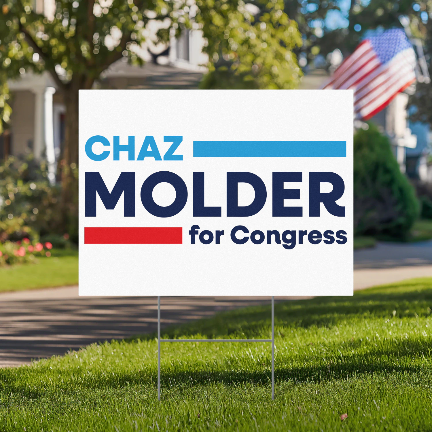 Chaz Molder For Congress Yard Sign