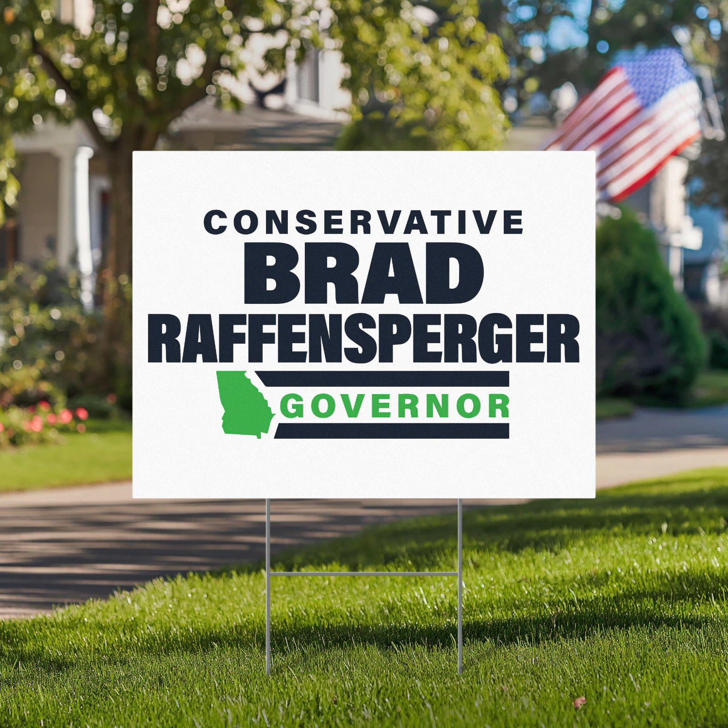 Brad Raffensperger for Governor Yard Sign