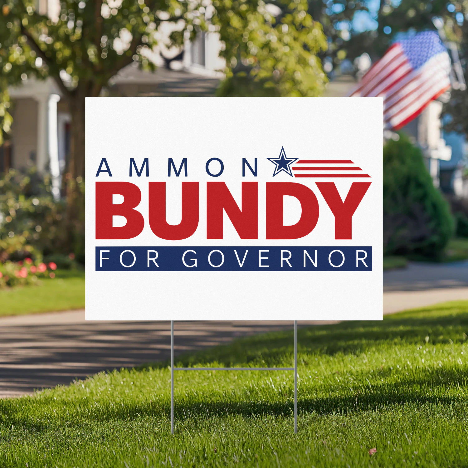 Ammon Bundy for Governor Yard Sign