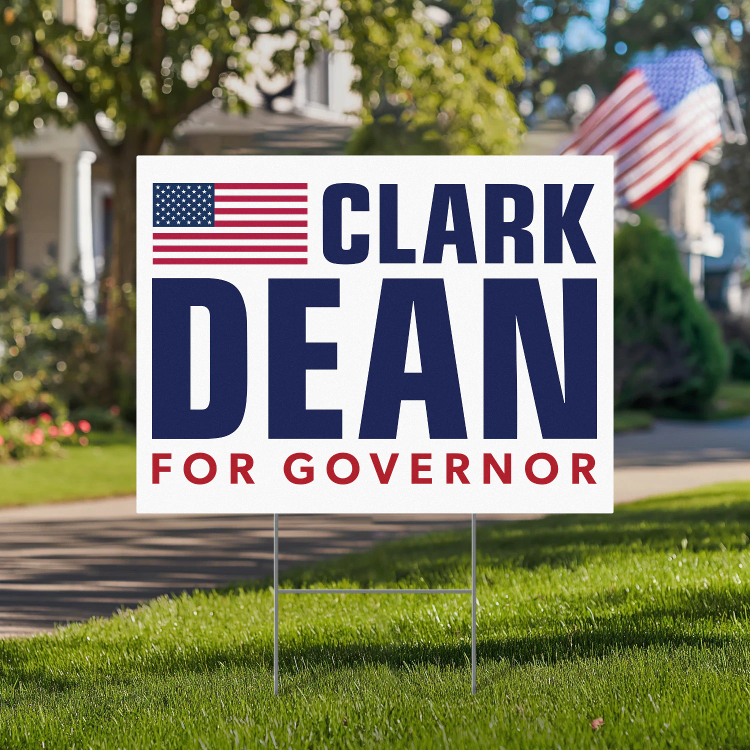 Clark Dean for Governor Yard Sign