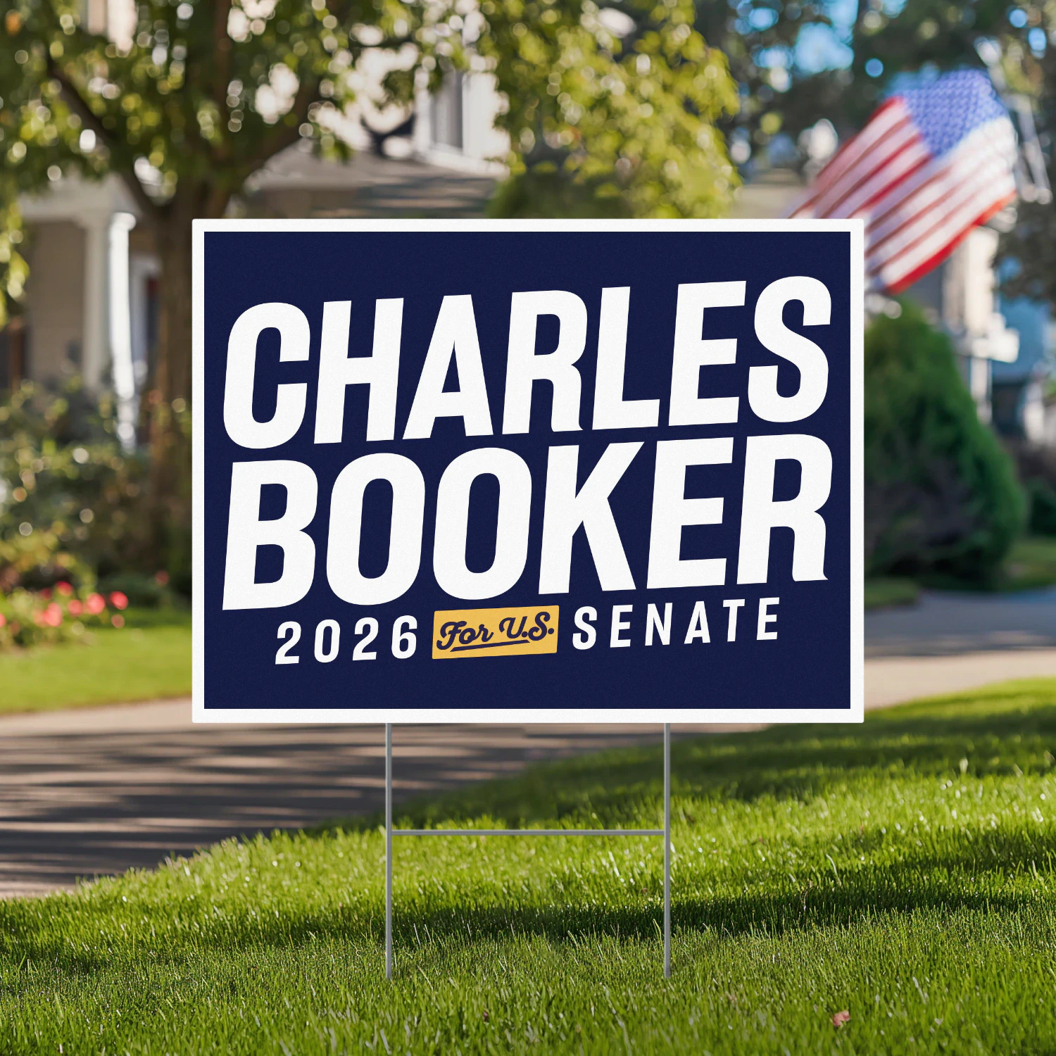 Charles Booker for US Senate Yard Sign