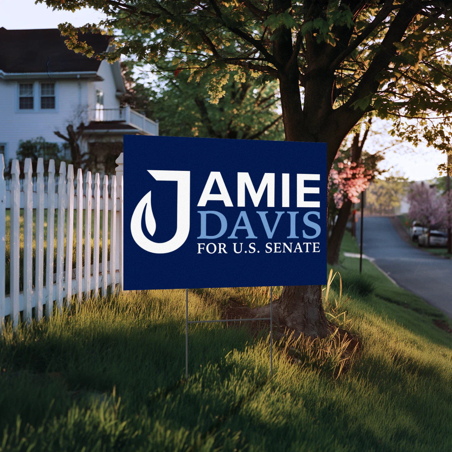 Jamie Davis For US Senate Yard Sign - Louisiana Democrat Jamie Davis Advances to 2026 General Election Against Julia Letlow