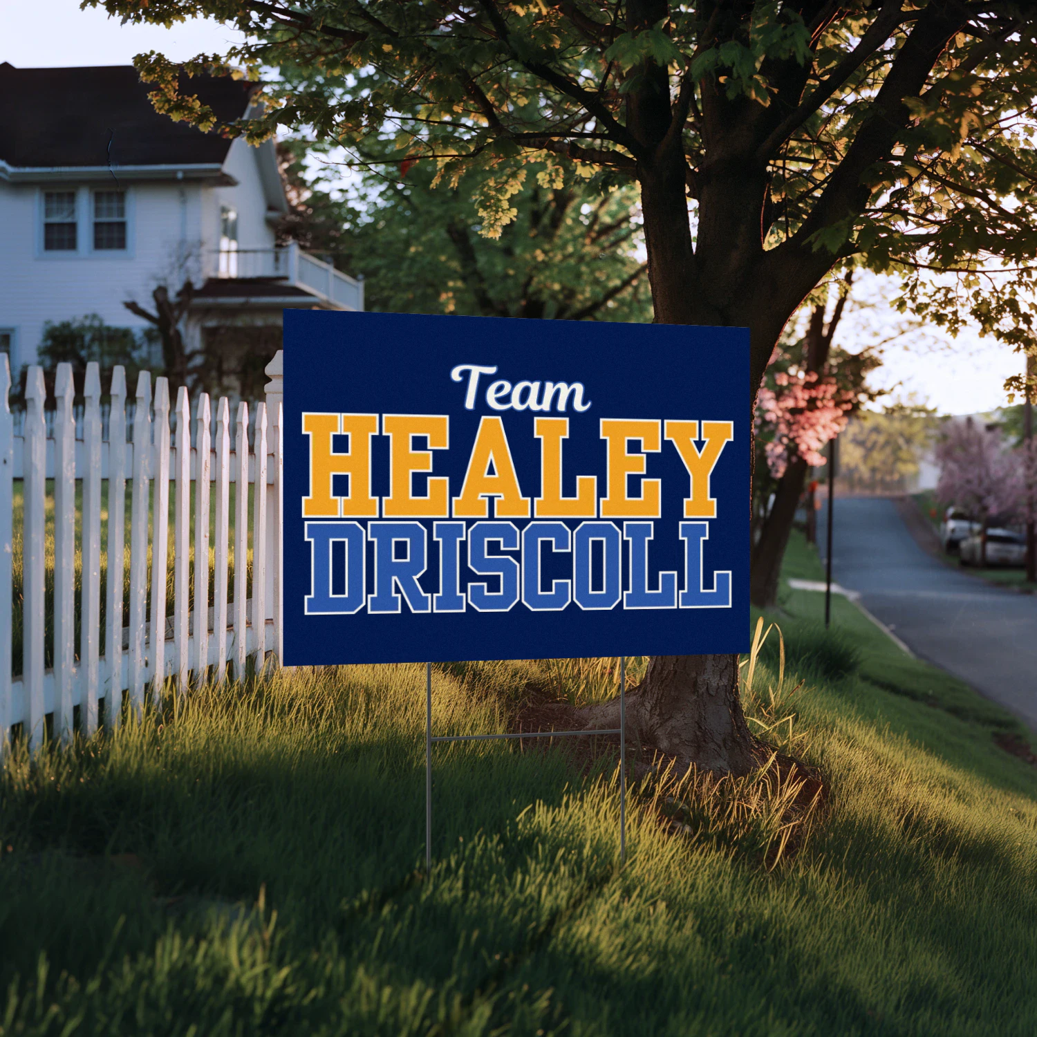 Maura Healey For Governor Yard Sign – Massachusetts 2026 Reelection Campaign & Election Support