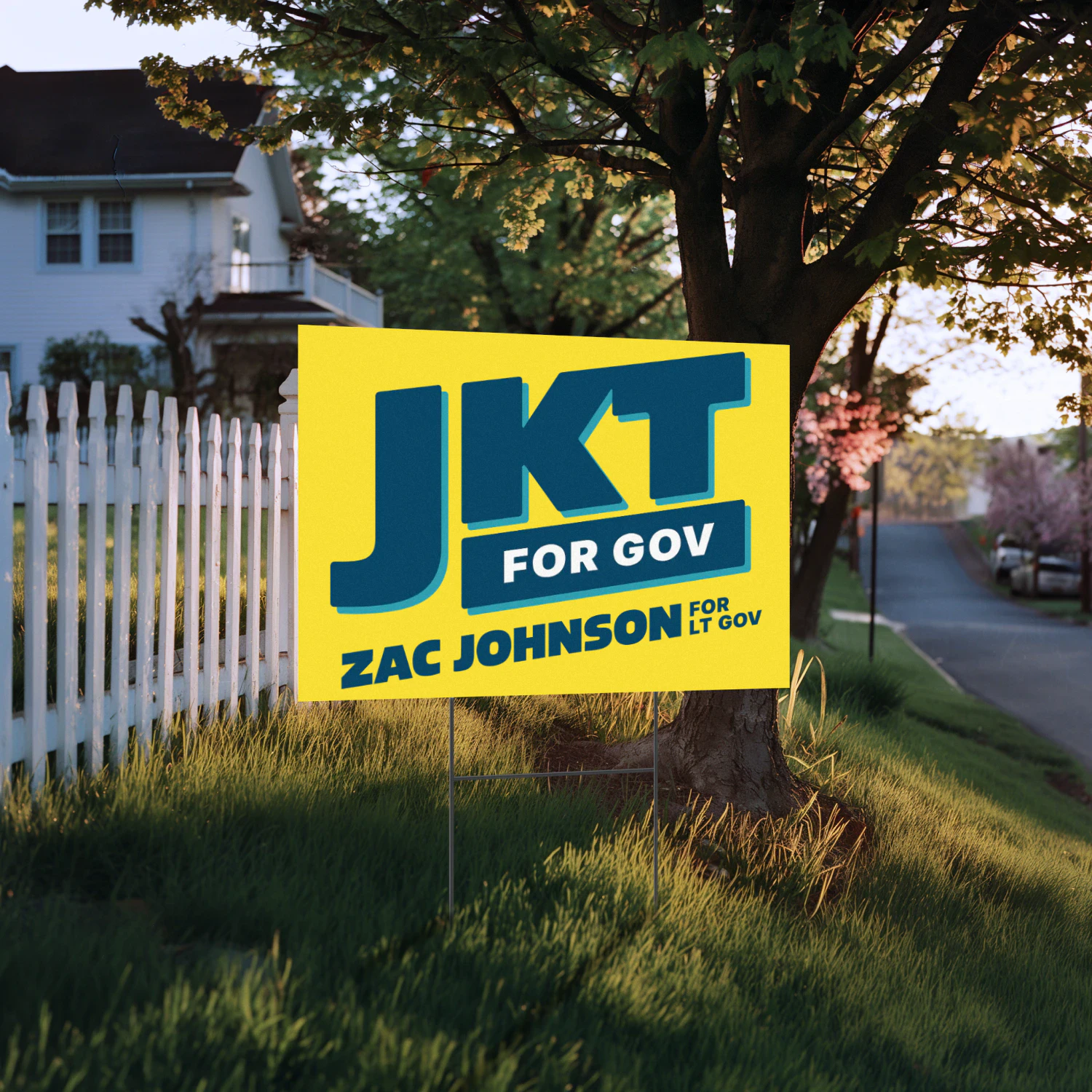 Jonathan Kreiss-Tomkins For Governor Yard Sign - JKT Advances to Alaska’s November Governor’s Race After August 2026 Primary