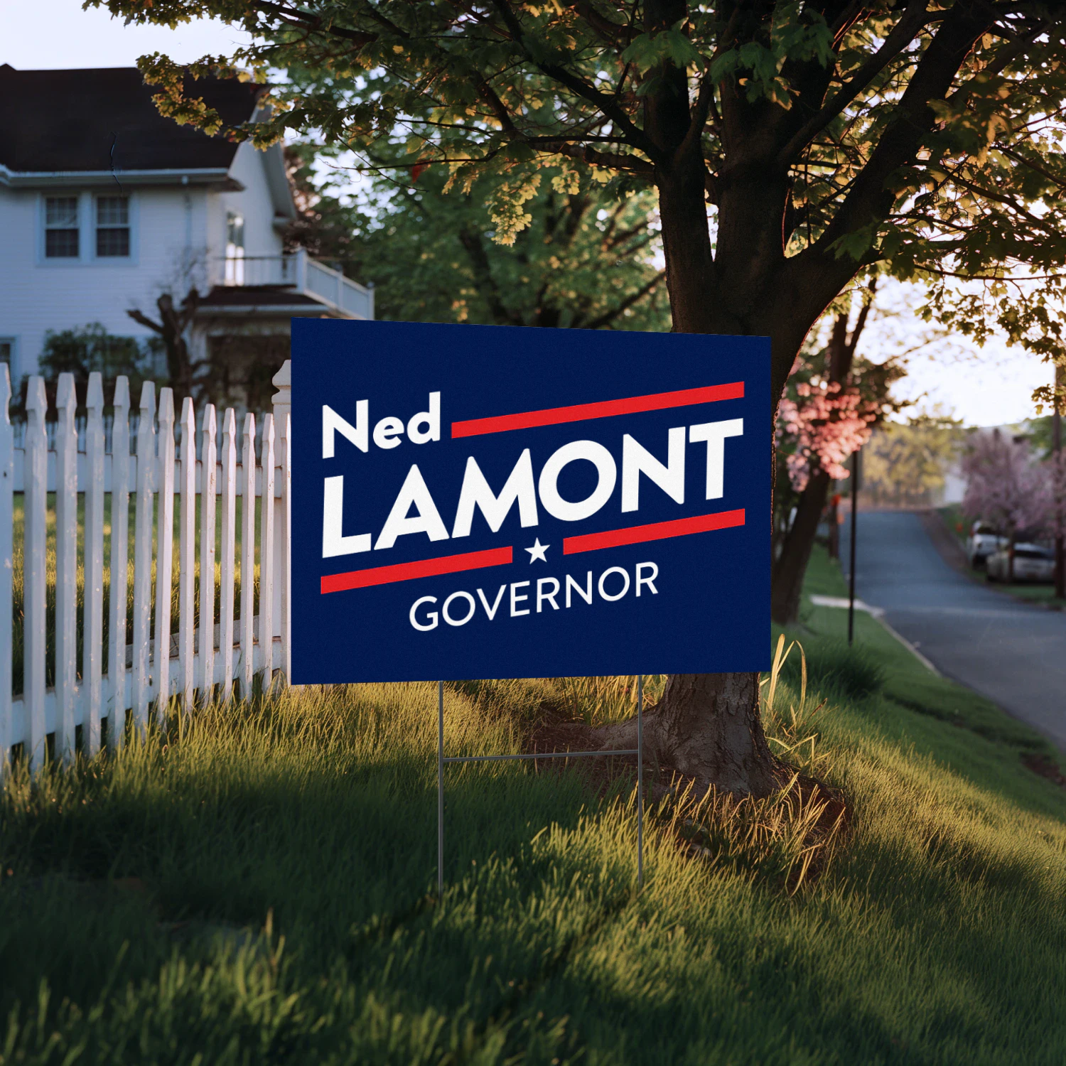 Ned Lamont For Governor Yard Sign