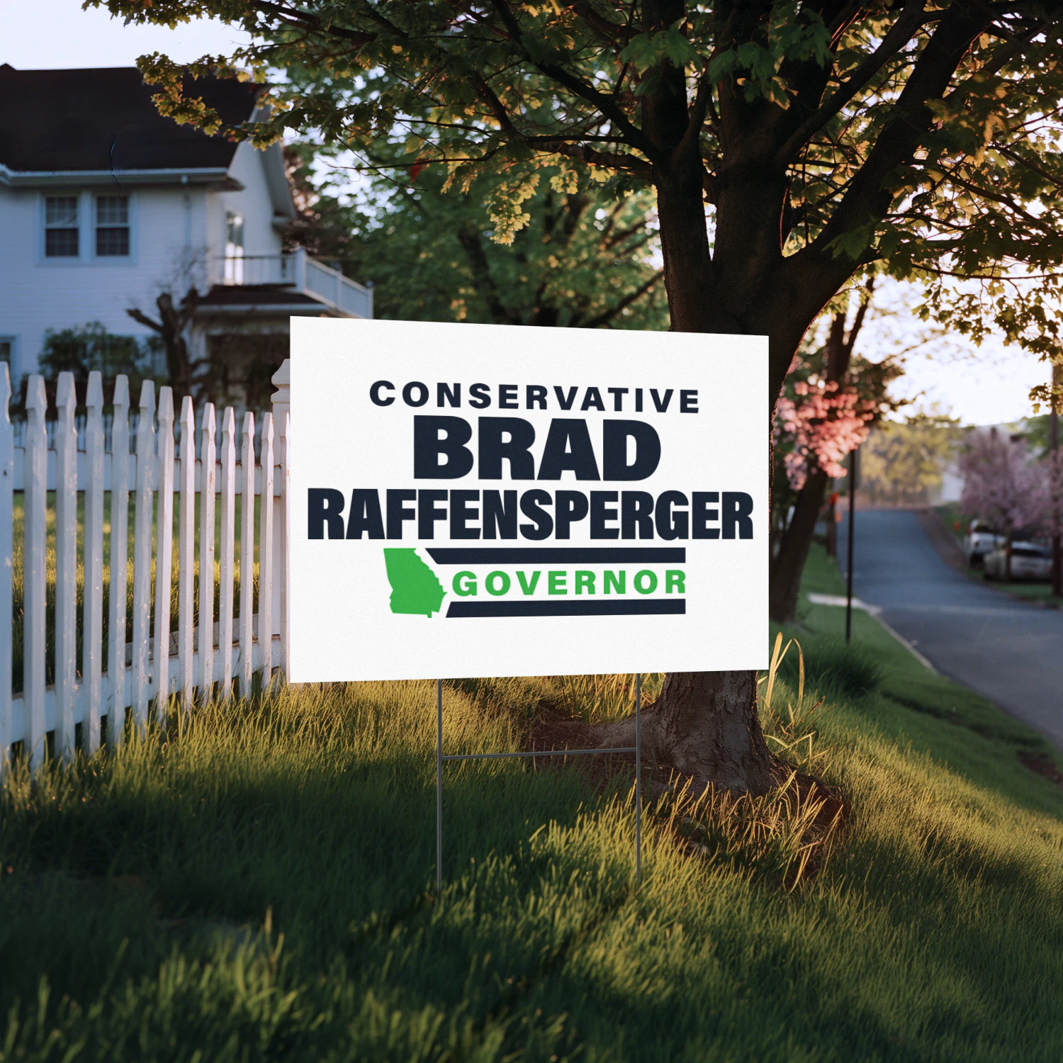 Brad Raffensperger for Governor Yard Sign