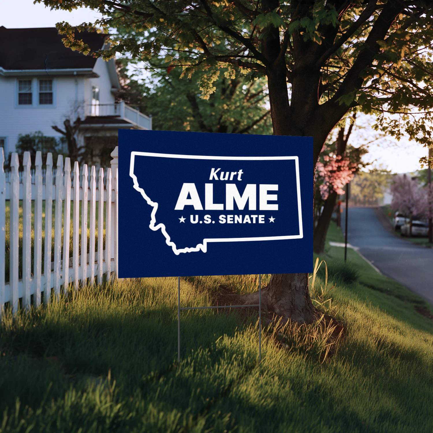 Kurt Alme For US Senate Yard Sign -Montana Republican Campaign Enters Final Stretch of Competitive 2026 Senate Race