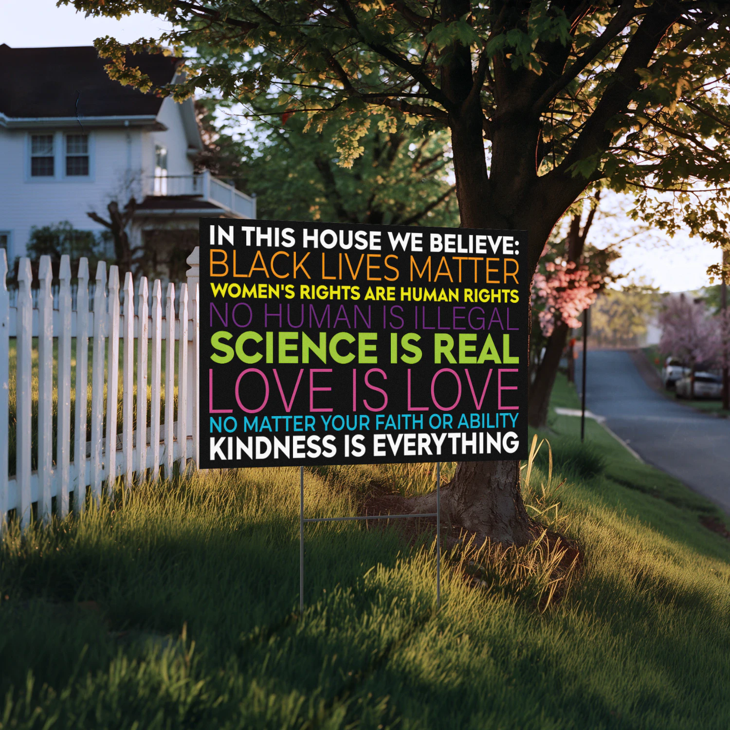 Kindness Is Everything Nicene Creed Yard Sign Inspired by Inspired by JD Vance Viral Debate