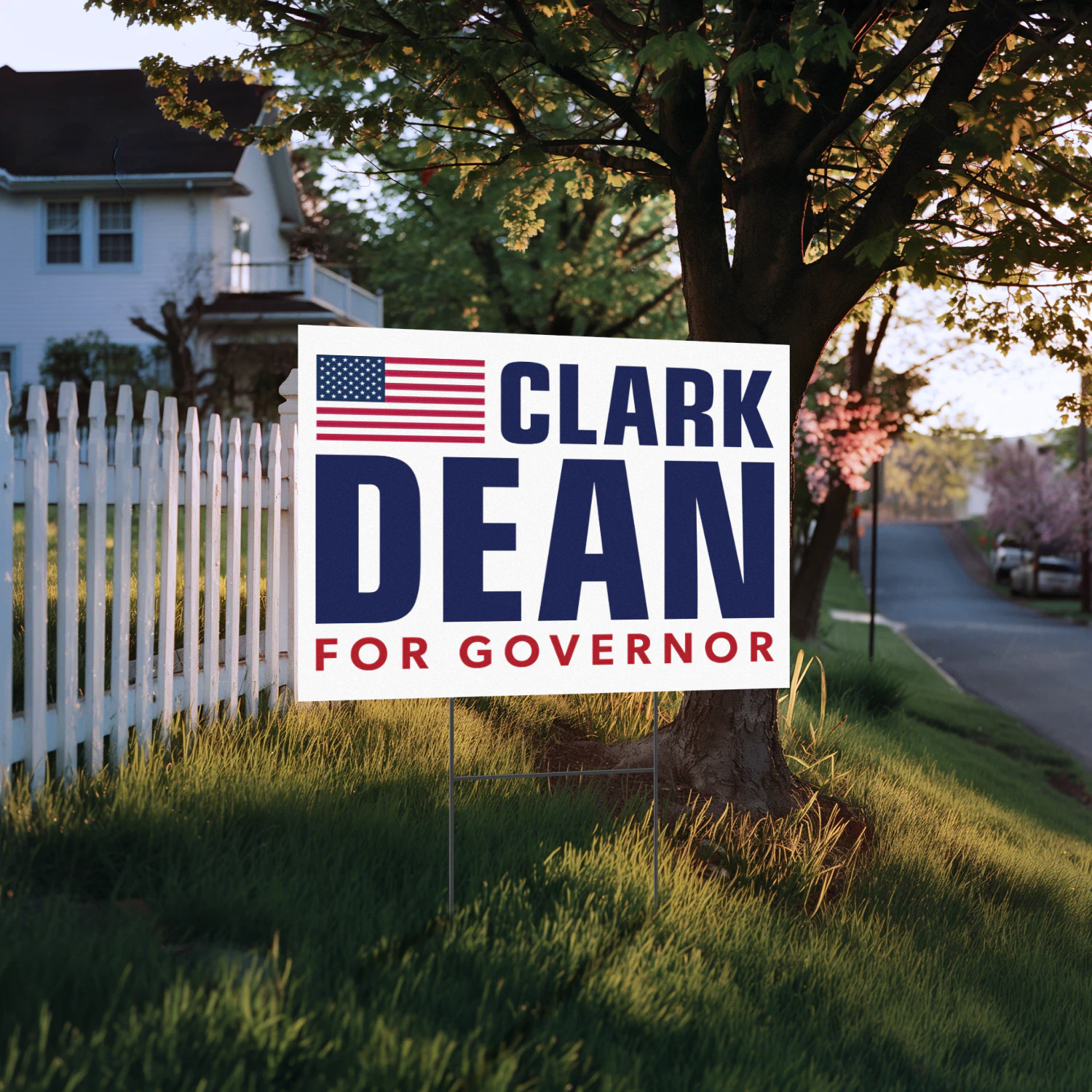 Clark Dean for Governor Yard Sign