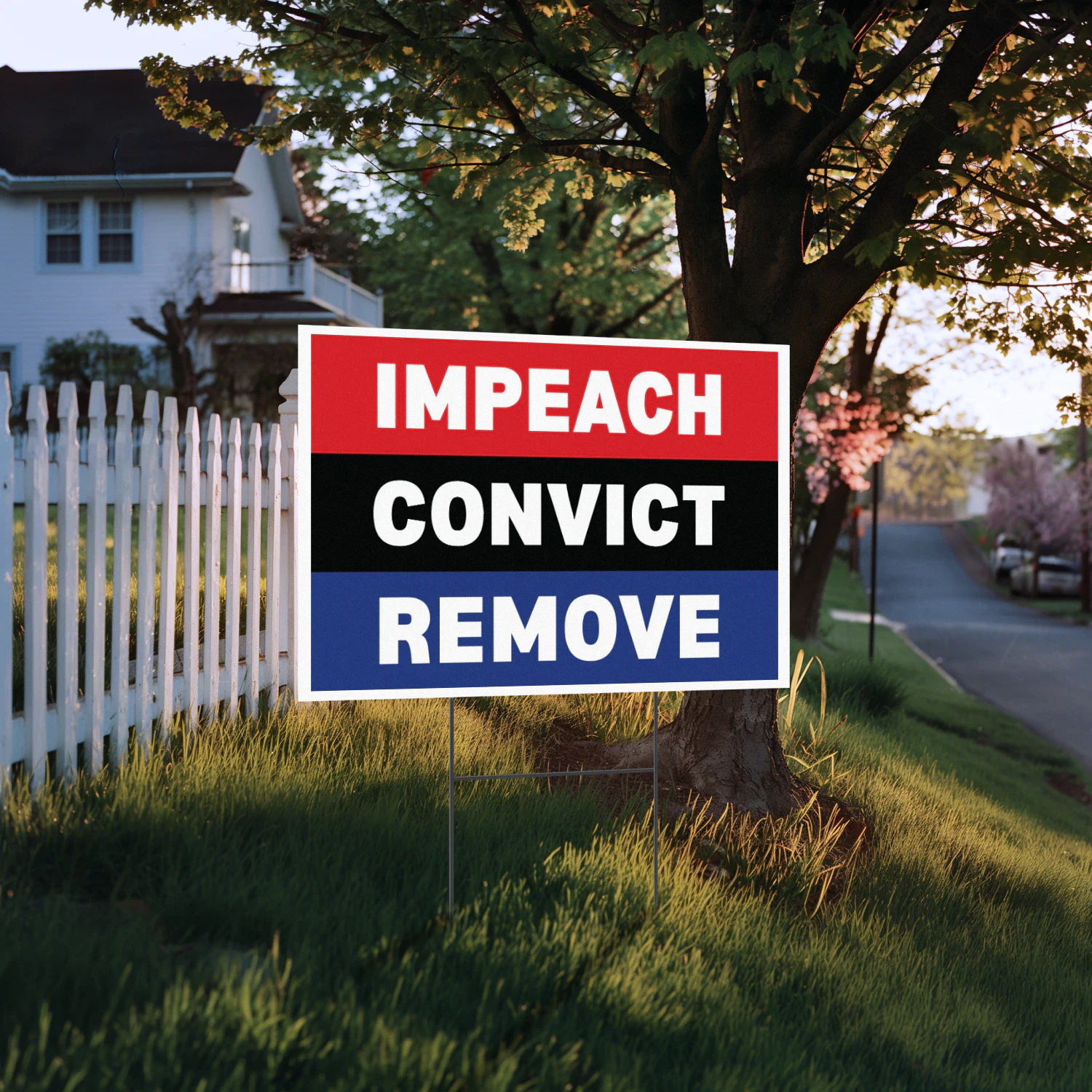 Impeach Convict Remove Yard Sign