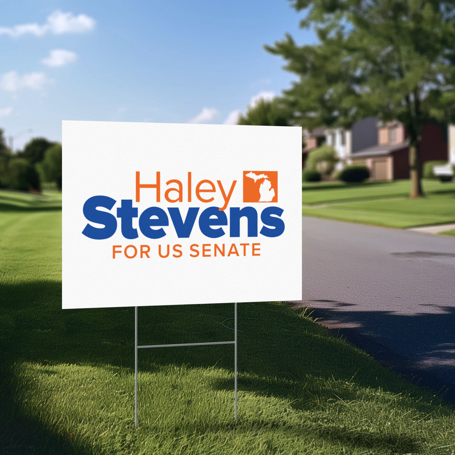 Haley Stevens For US Senate Yard Sign