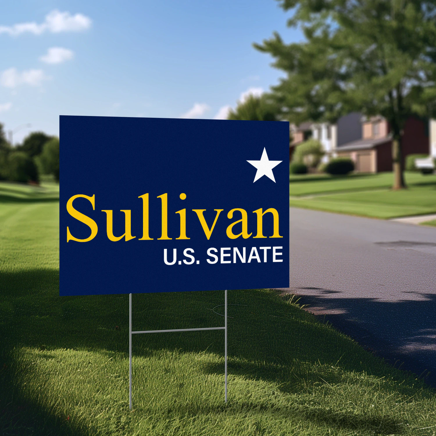 Dan J. Sullivan For Alaska Senate Yard Sign