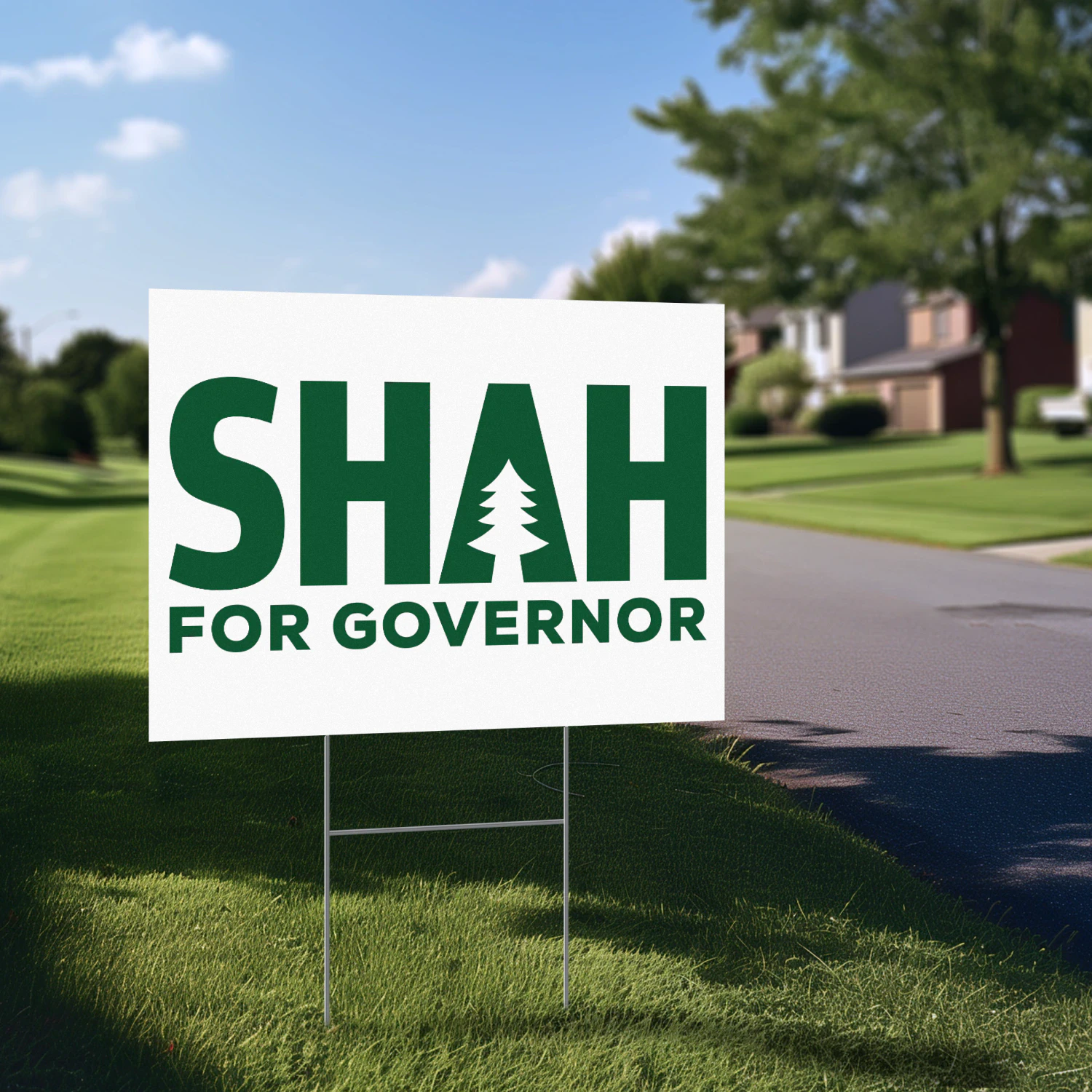 Nirav Shah For Governor Yard Sign