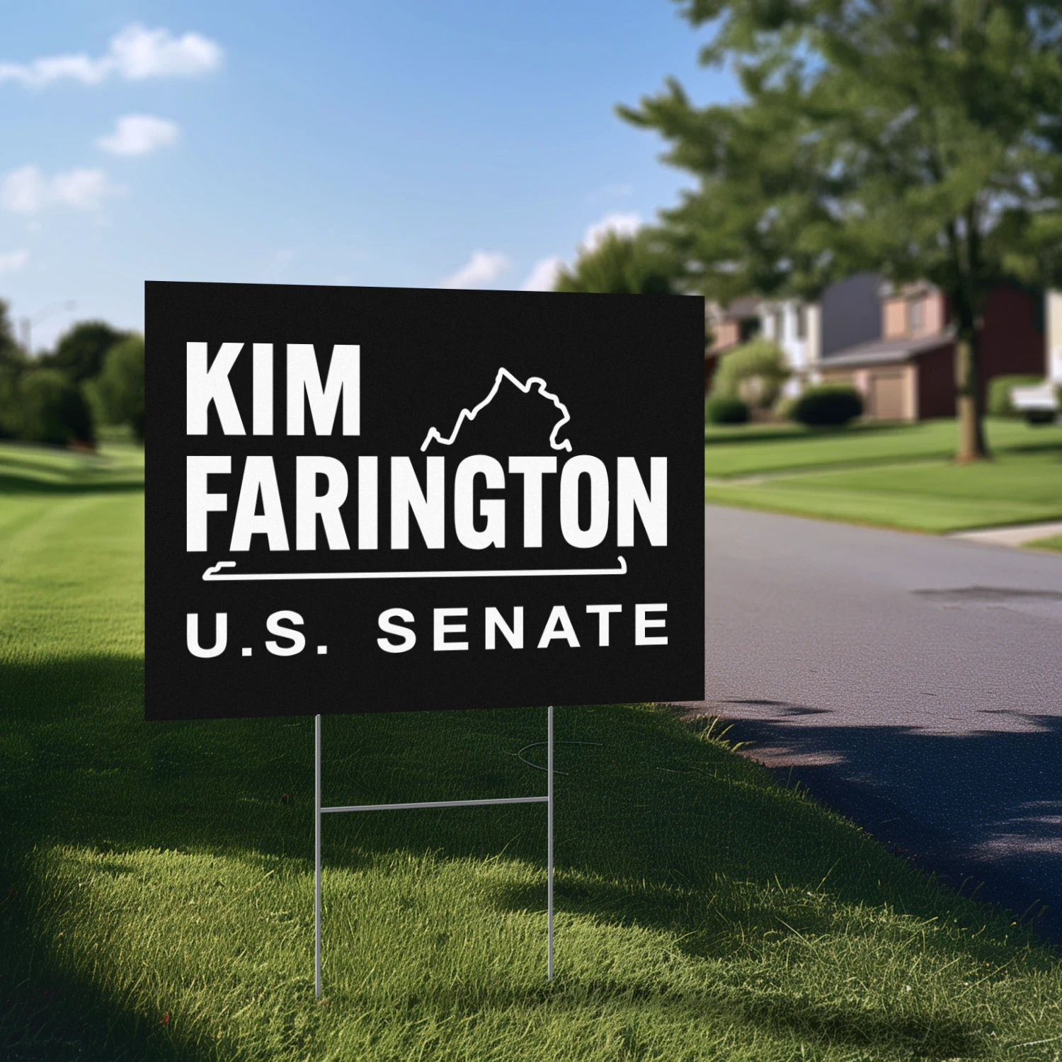 Kim Farington for Senate Yard Sign