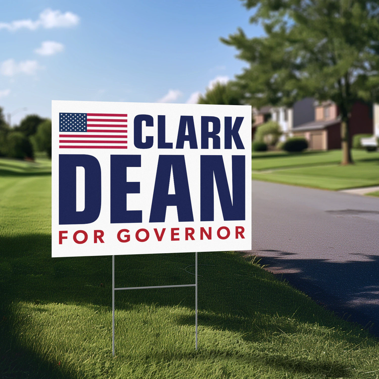 Clark Dean for Governor Yard Sign