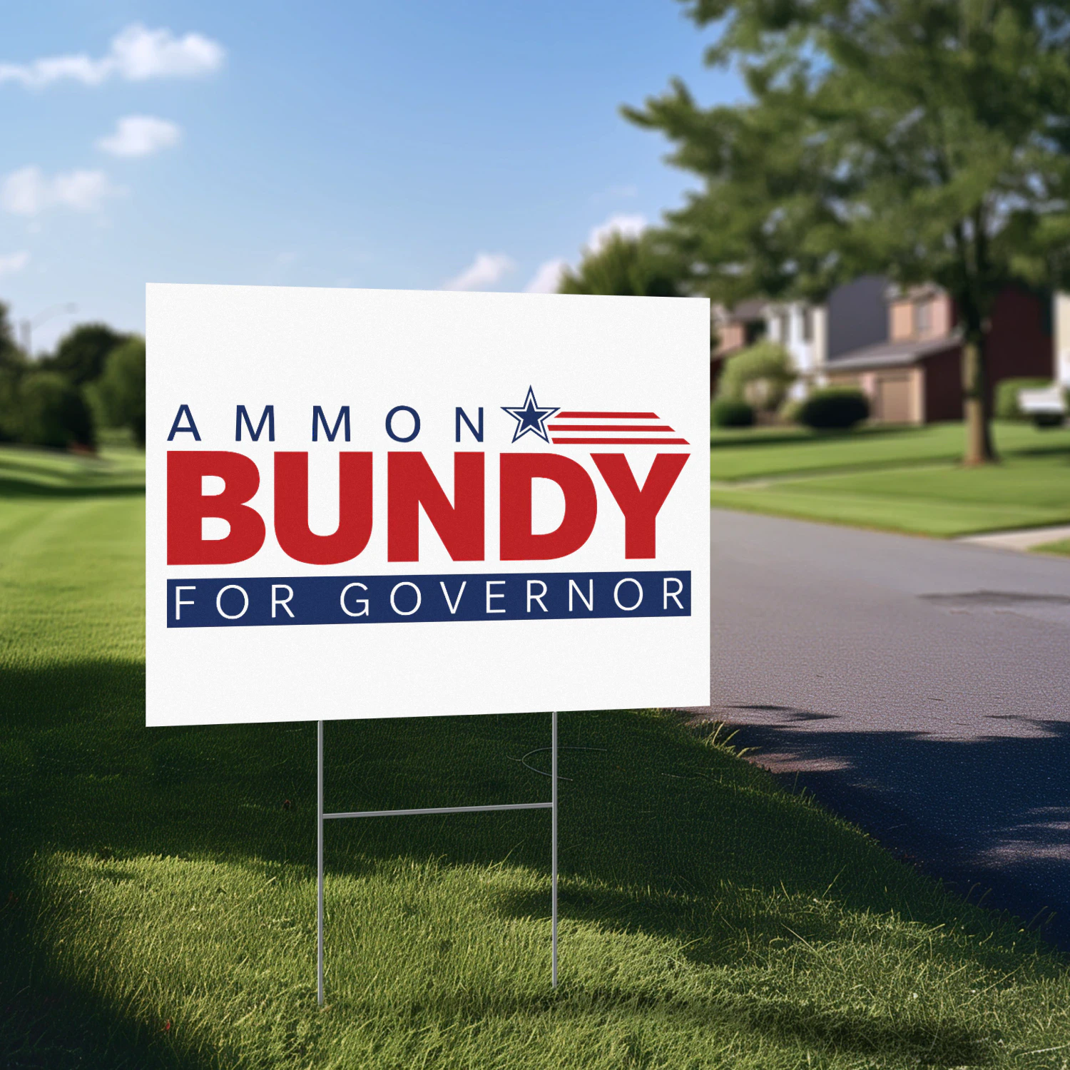 Ammon Bundy for Governor Yard Sign