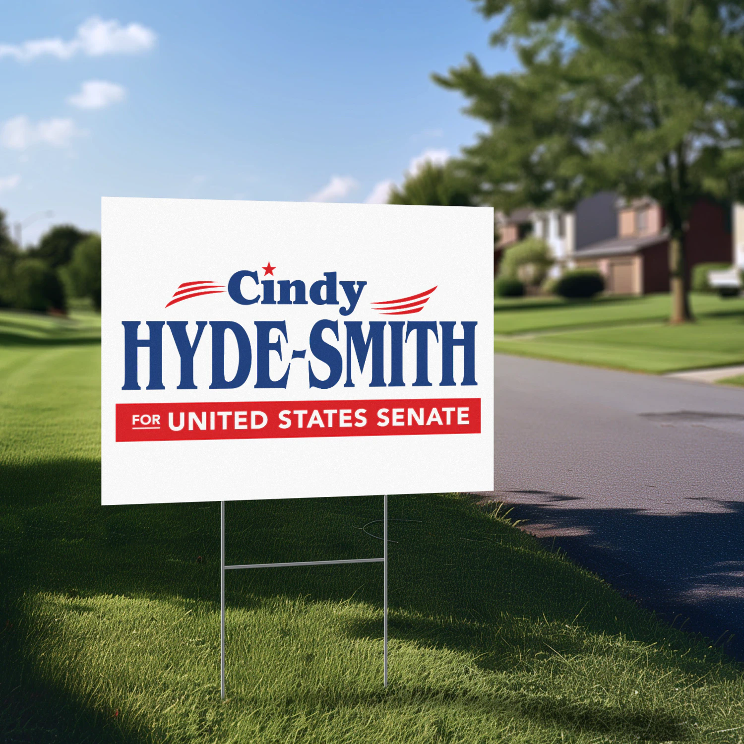 Ashley Hinson For US Senate Yard Sign - Iowa Senate Race Tightens as Ashley Hinson Faces Josh Turek in 2026