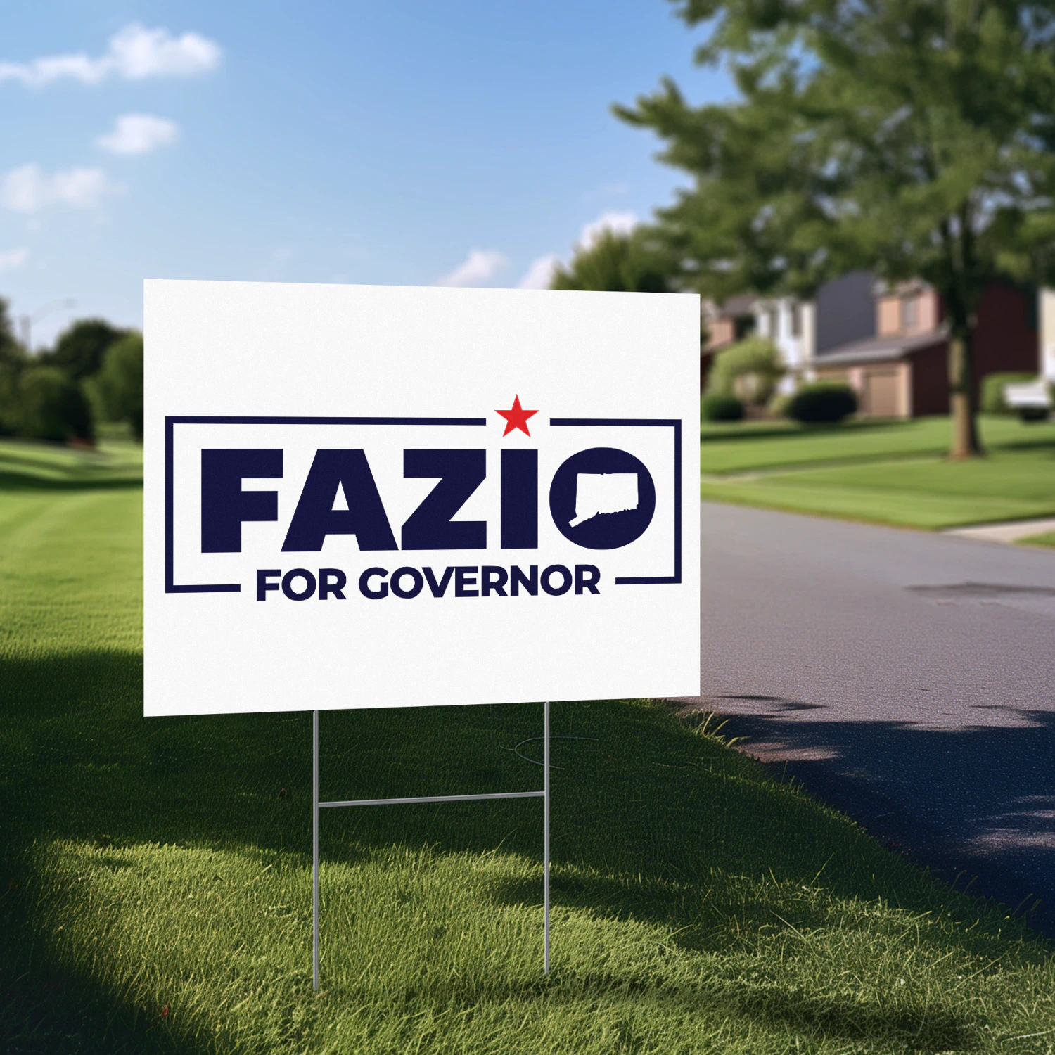 Ryan Fazio for Governor Yard Sign