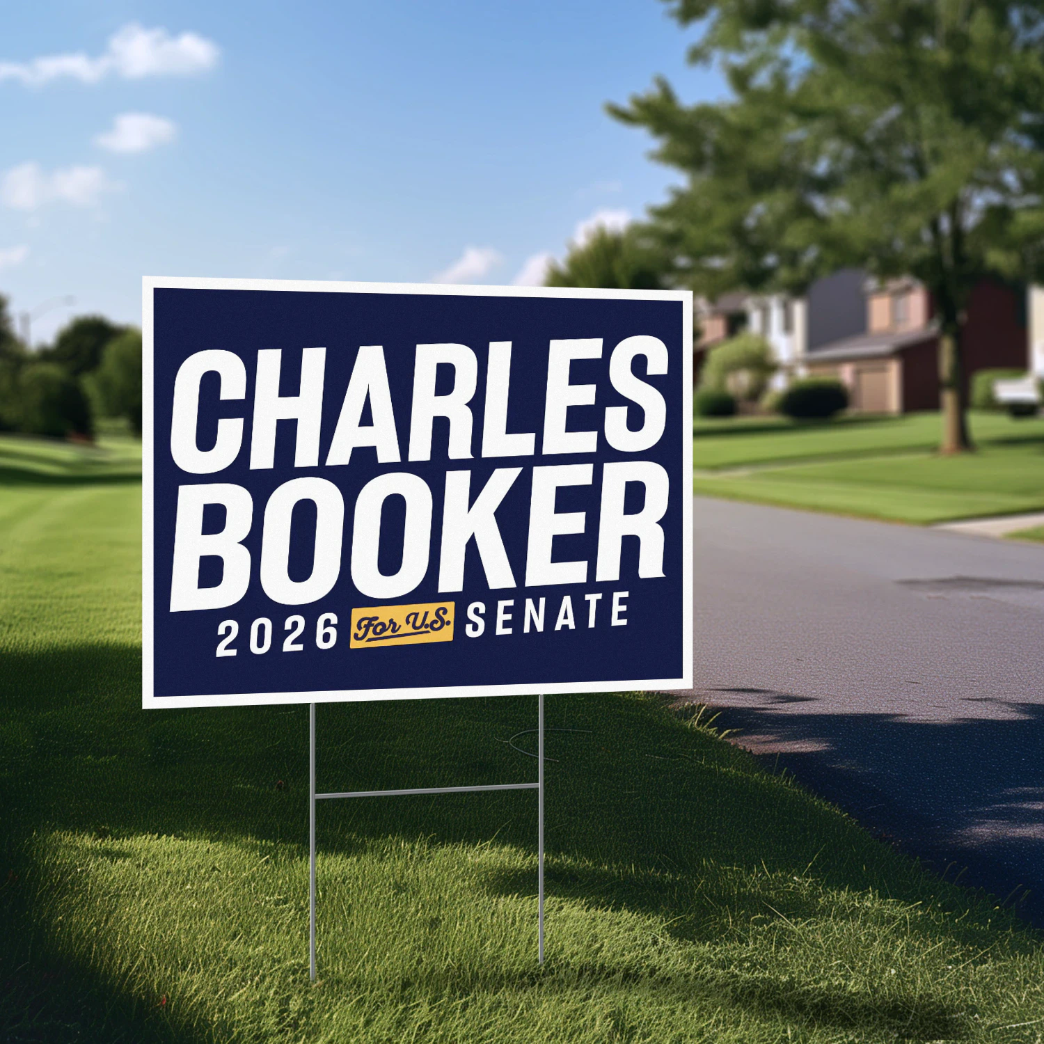 Charles Booker for US Senate Yard Sign