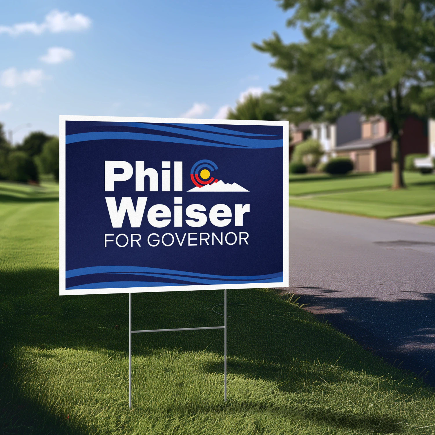 Phil Weiser for Governor Yard Sign