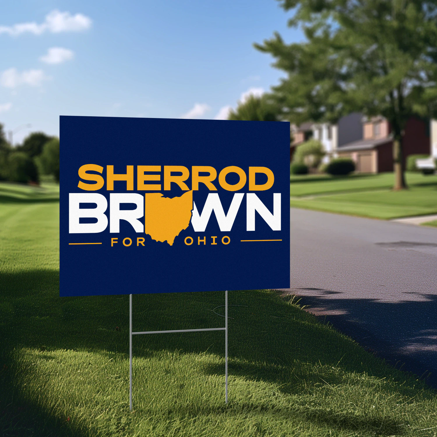 Sherrod Brown Senator For Ohio Yard Sign