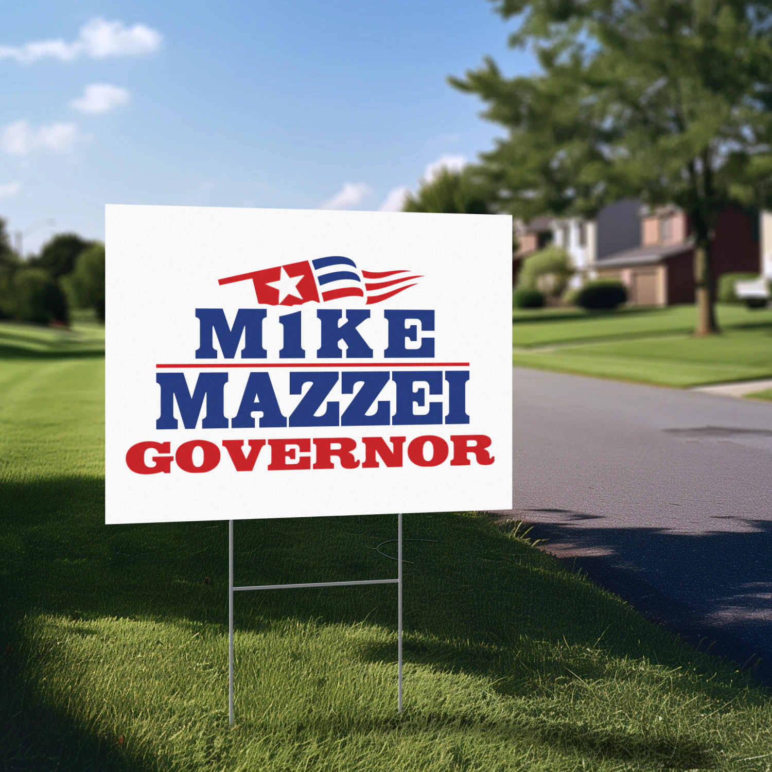 Mike Mazzei for Governor Yard Sign