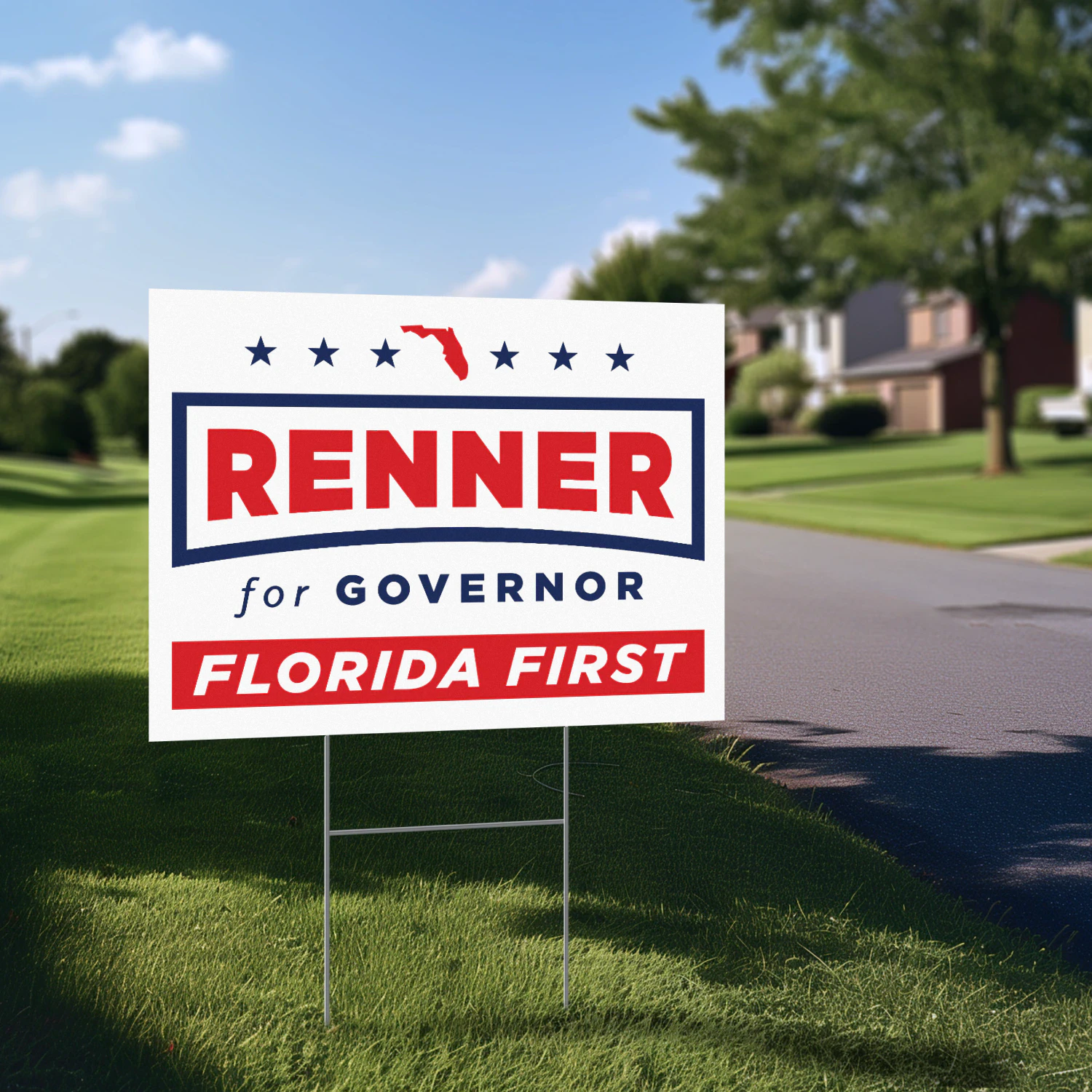 Paul Renner for Governor Yard Sign