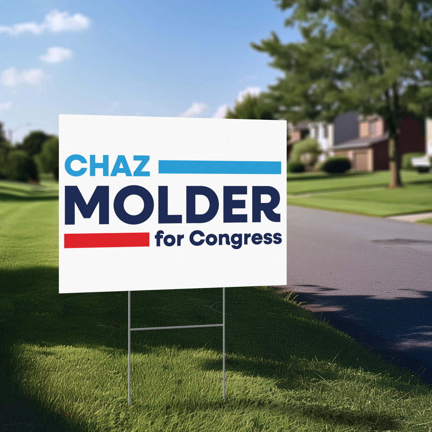 Chaz Molder For Congress Yard Sign