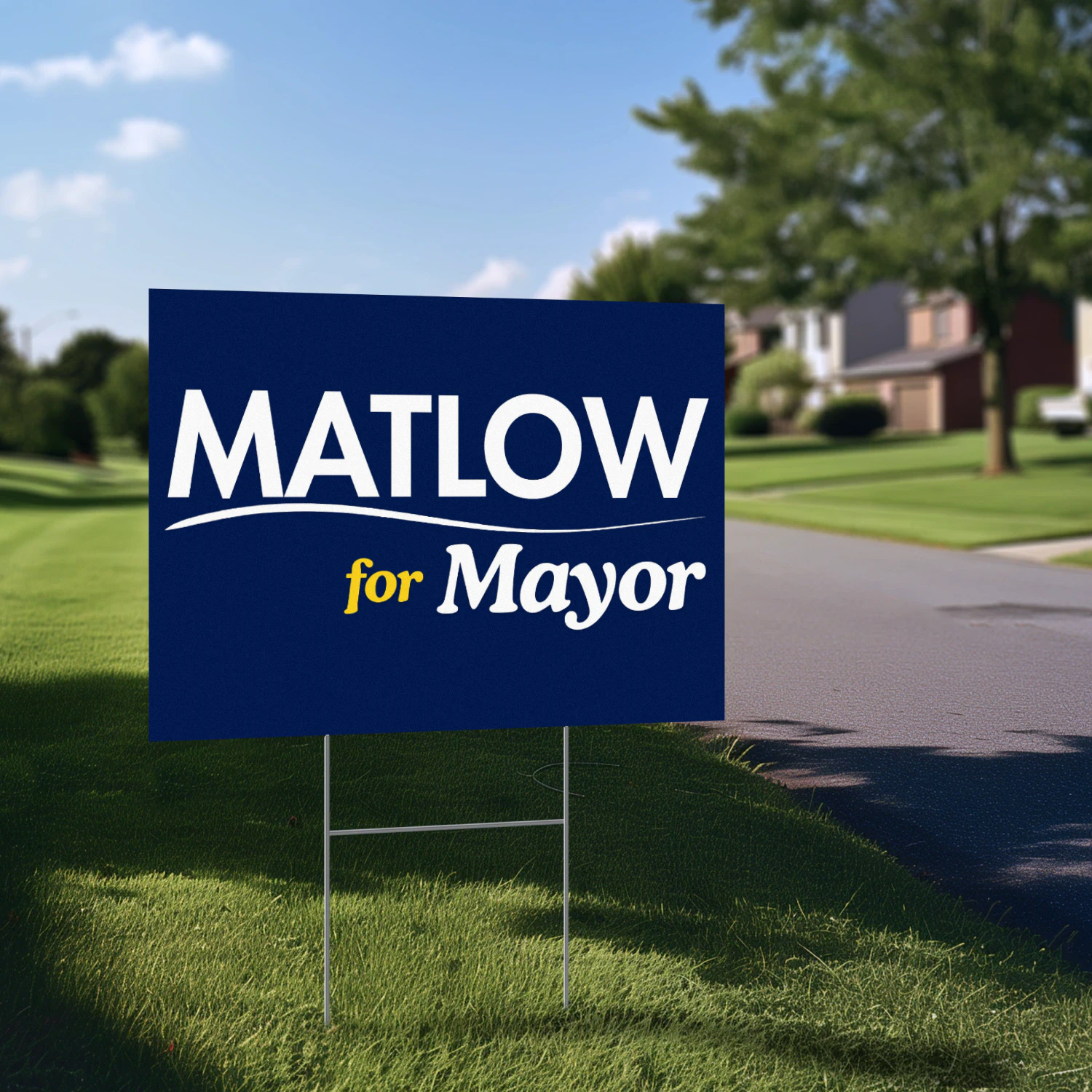 Matlow for Mayor Yard Sign - Josh Matlow and Toronto’s 2026 Mayoral Election Conversation