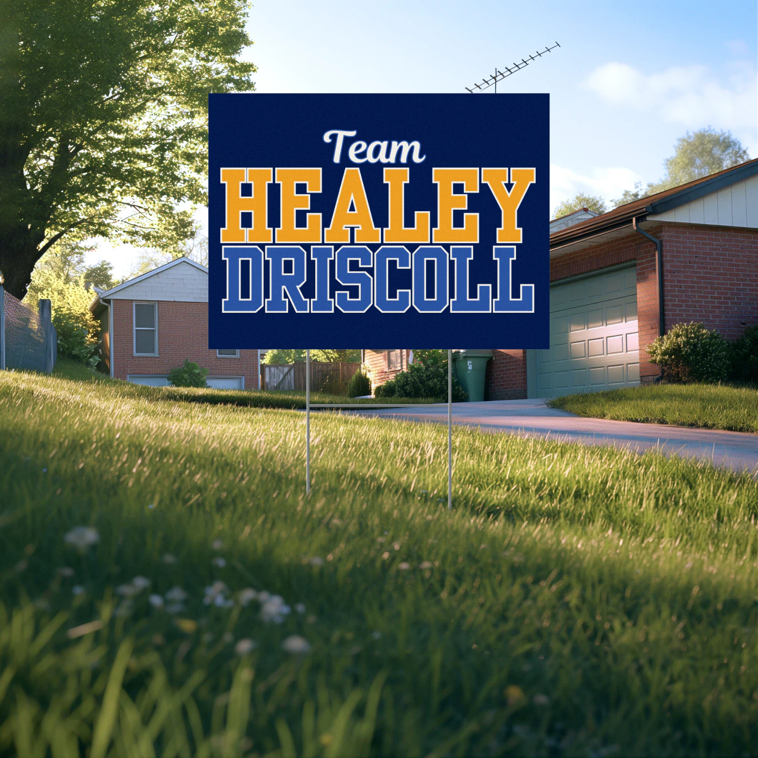 Maura Healey For Governor Yard Sign – Massachusetts 2026 Reelection Campaign & Election Support