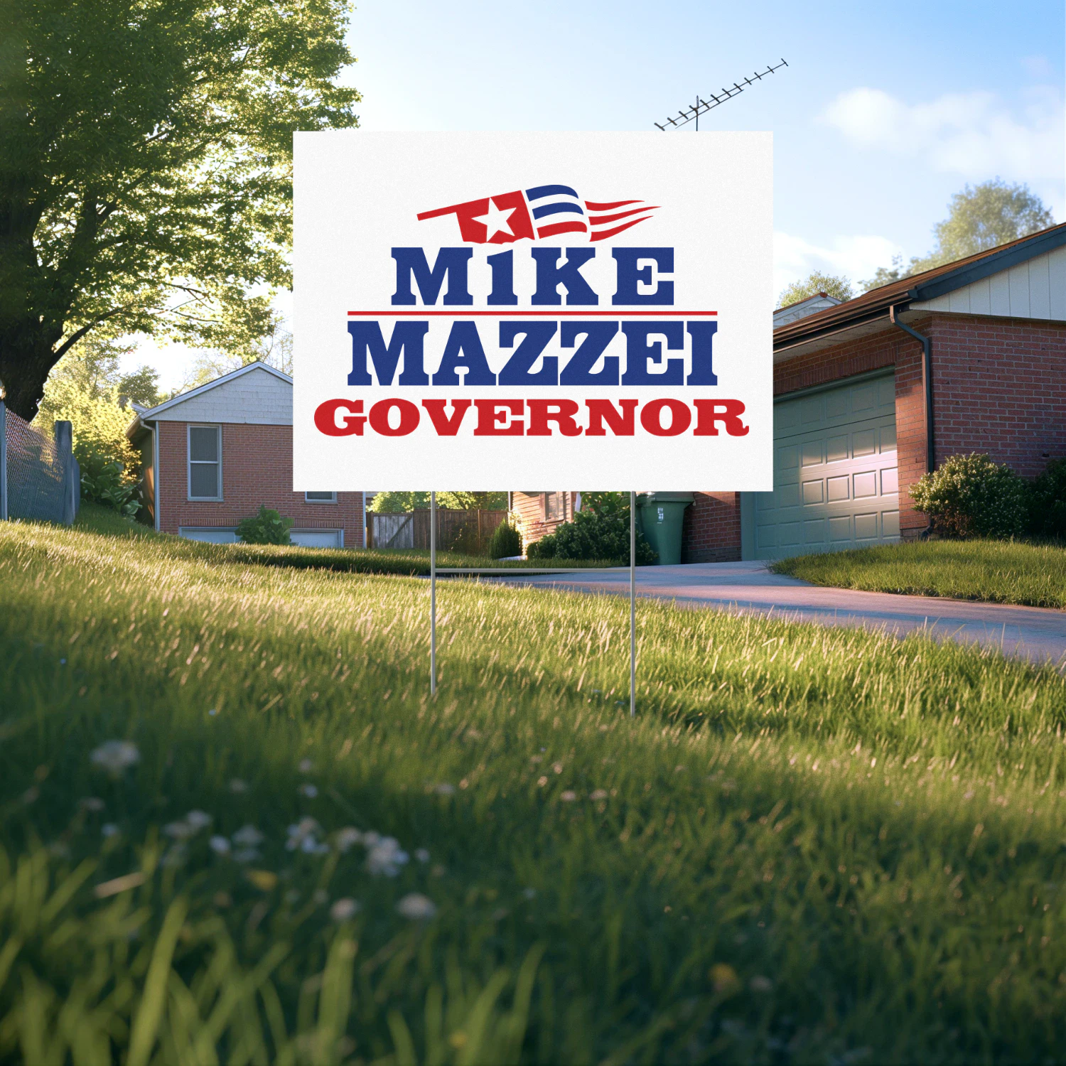 Mike Mazzei for Governor Yard Sign