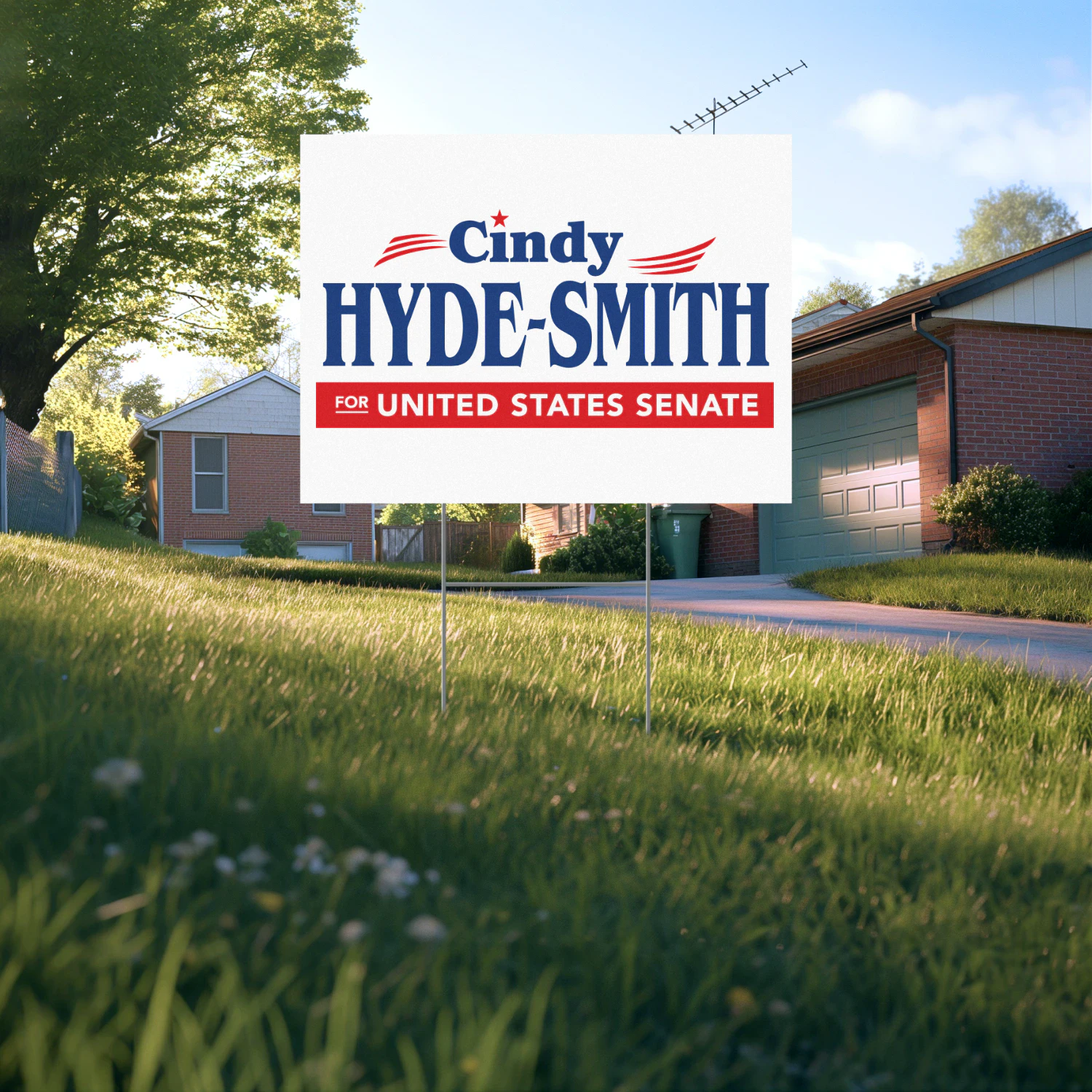 Ashley Hinson For US Senate Yard Sign - Iowa Senate Race Tightens as Ashley Hinson Faces Josh Turek in 2026