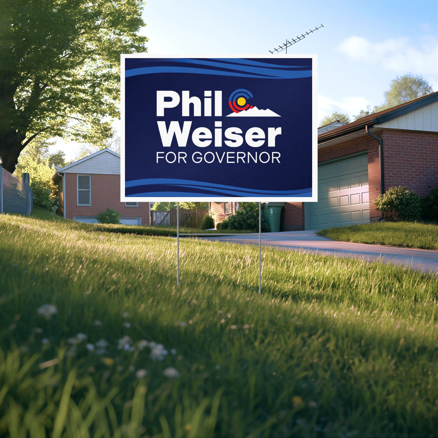 Phil Weiser for Governor Yard Sign