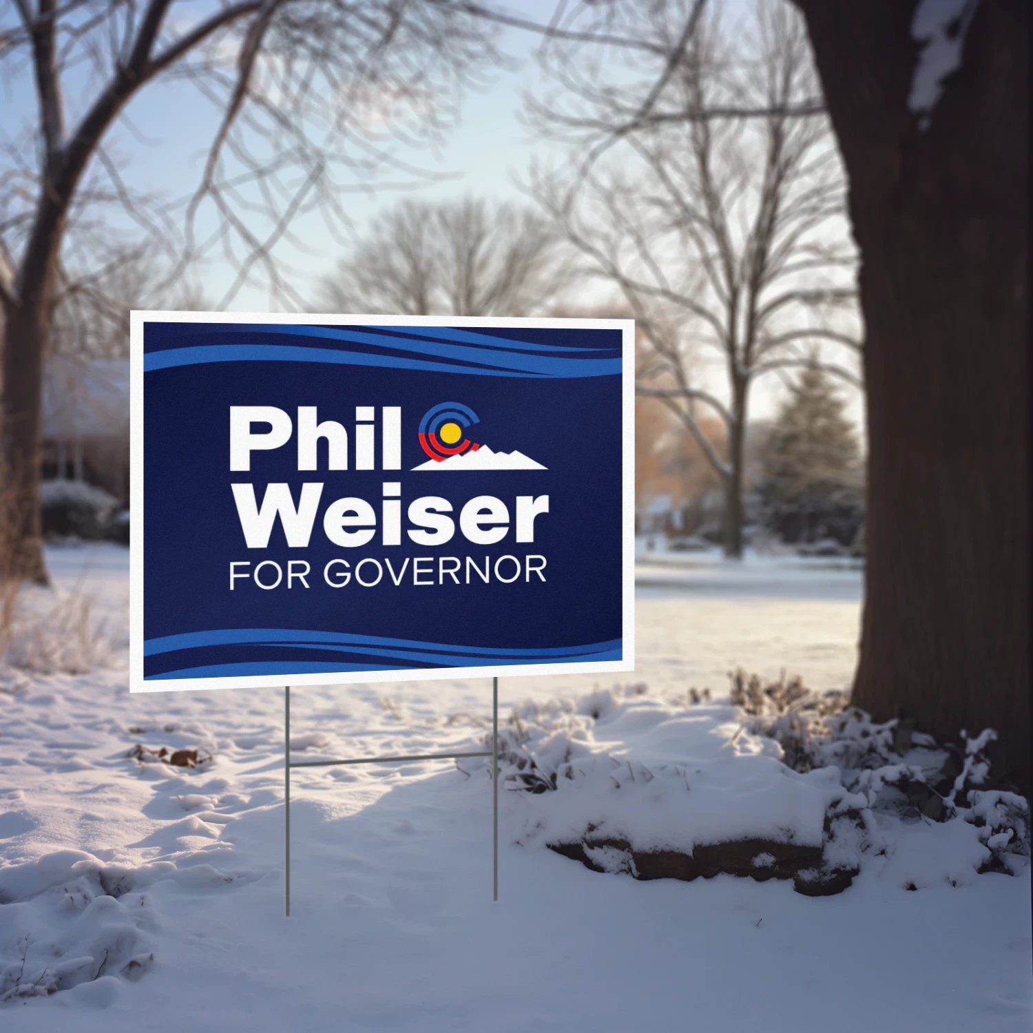 Phil Weiser for Governor Yard Sign