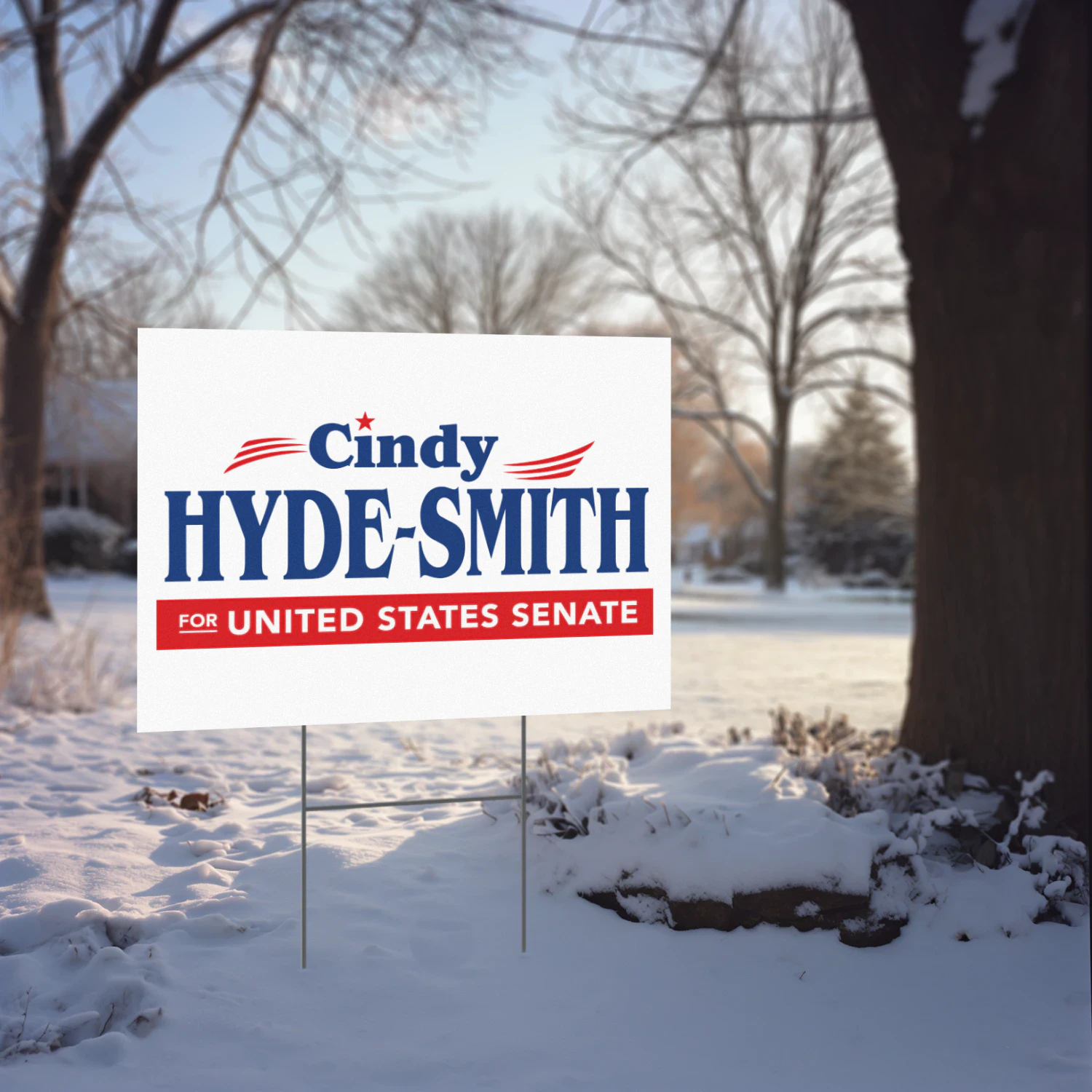 Ashley Hinson For US Senate Yard Sign - Iowa Senate Race Tightens as Ashley Hinson Faces Josh Turek in 2026