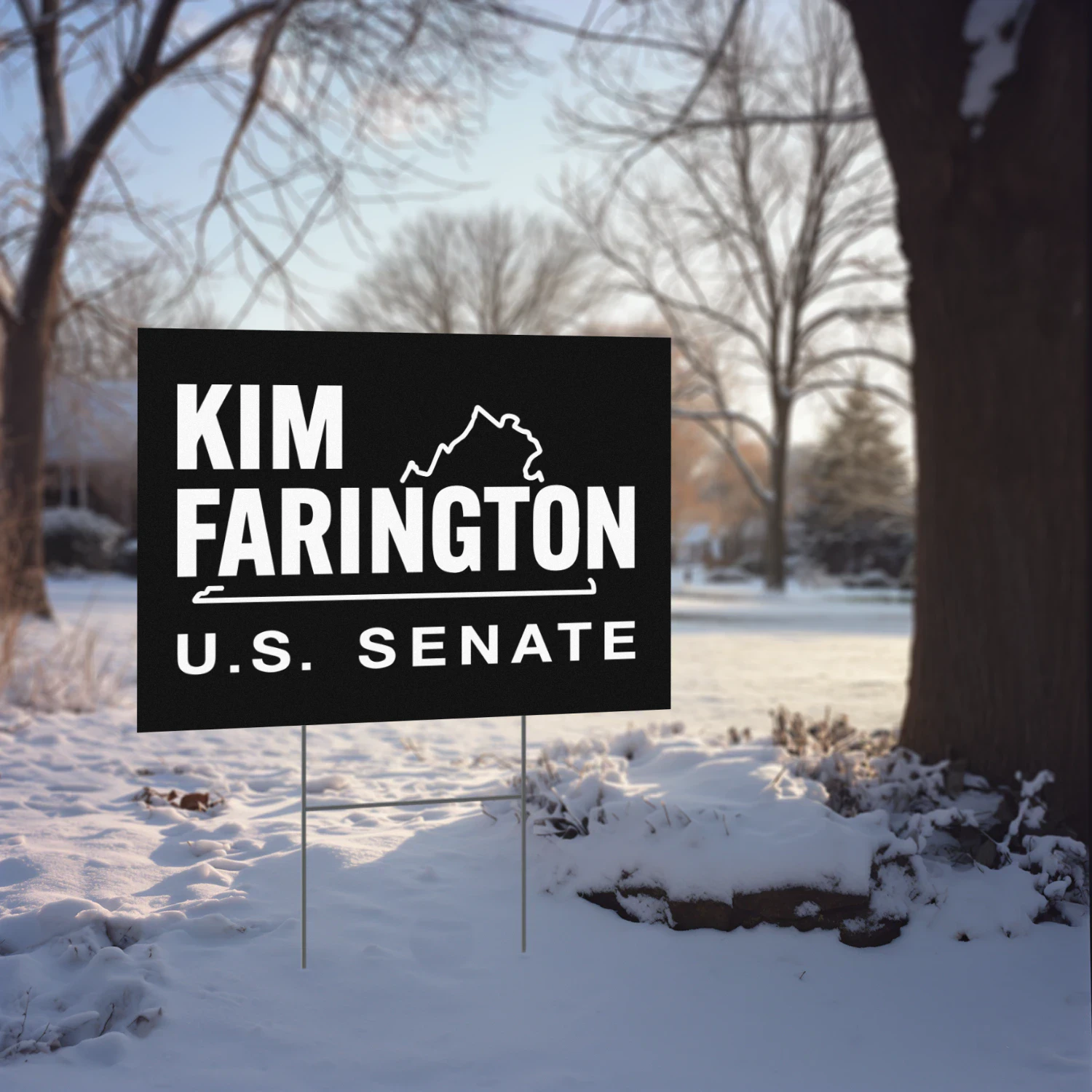 Kim Farington for Senate Yard Sign