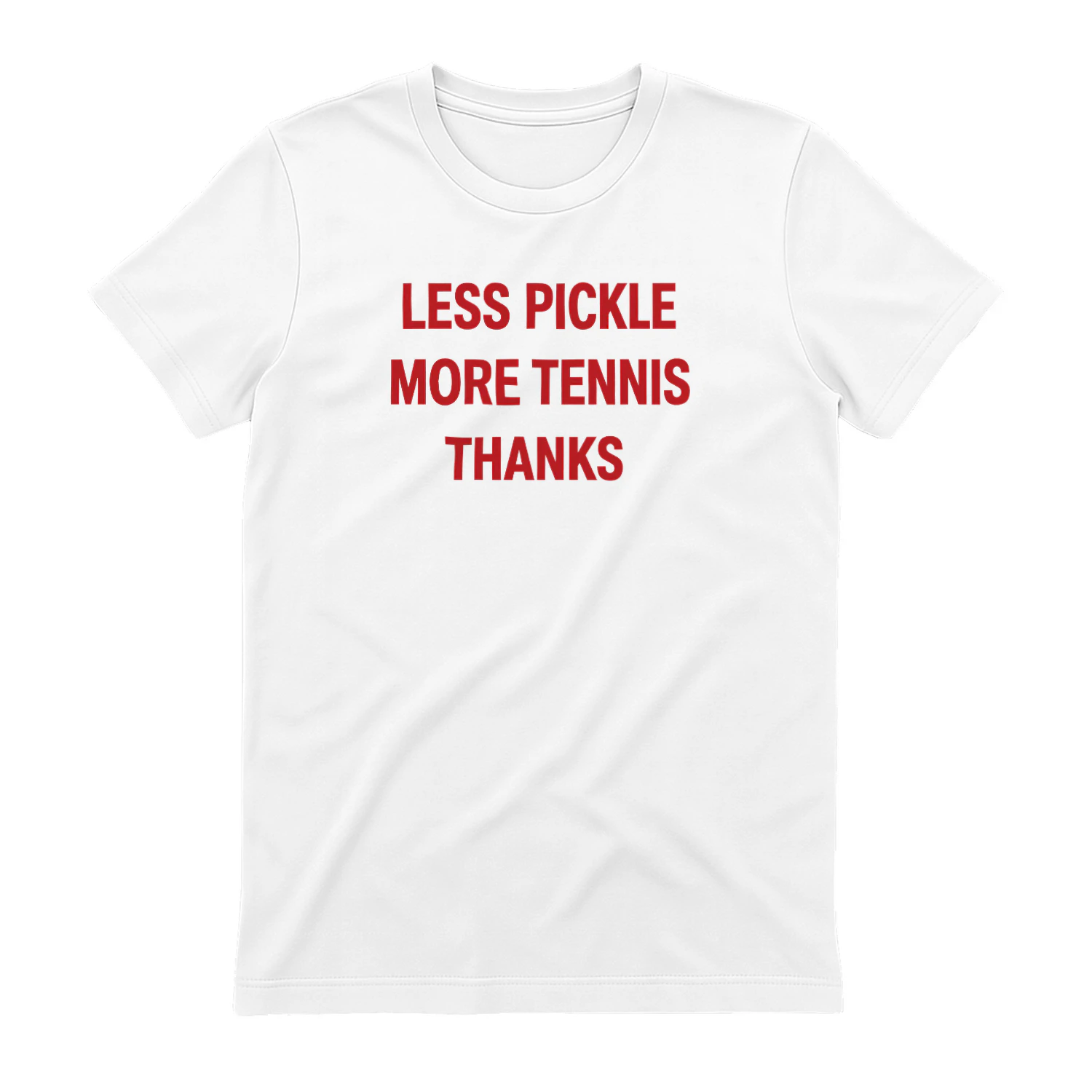 Less Pickle More Tennis Thanks Shirt